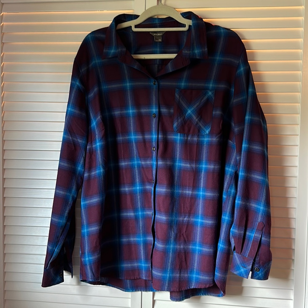 Eddie Bauer plaid shirt